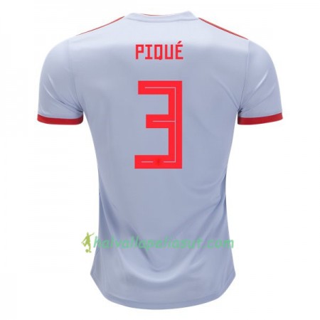 Jalkapallo Pelipaidat Espanja Pique 3 World Cup 2018 Vieraspaita